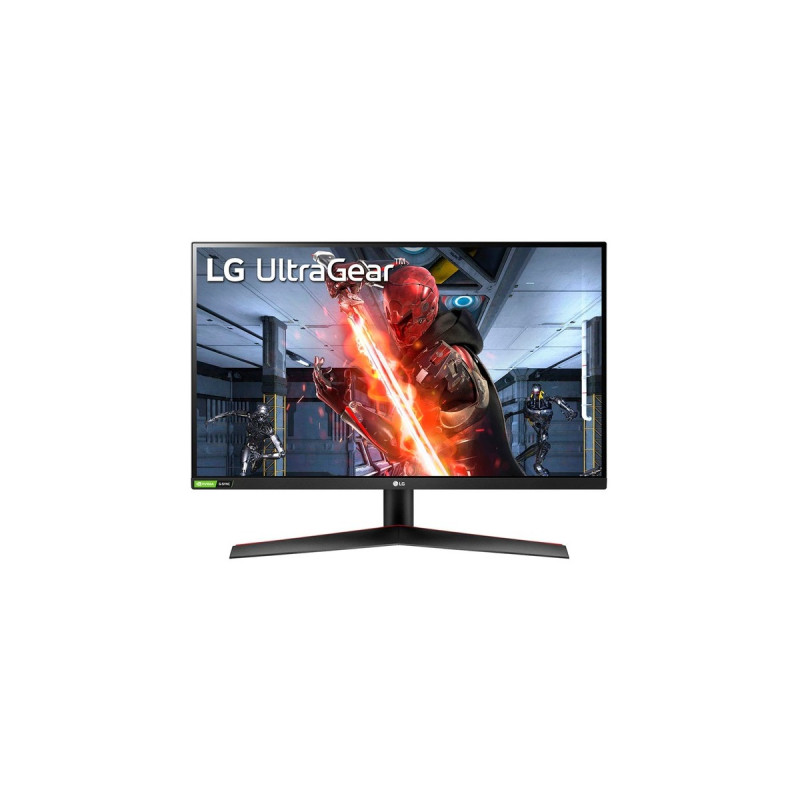 LG UltraGear 27GN800P-B, Gaming-Monitor(68.5 cm (27 Zoll), schwarz/rot, QHD, IPS, HDMI, DisplayPort, G-Sync kompatibel, AMD Free-Sync Premium, 144Hz Panel, Outlet)
