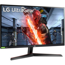 LG UltraGear 27GN800P-B, Gaming-Monitor(68.5 cm (27 Zoll), schwarz/rot, QHD, IPS, HDMI, DisplayPort, G-Sync kompatibel, AMD Free-Sync Premium, 144Hz Panel)