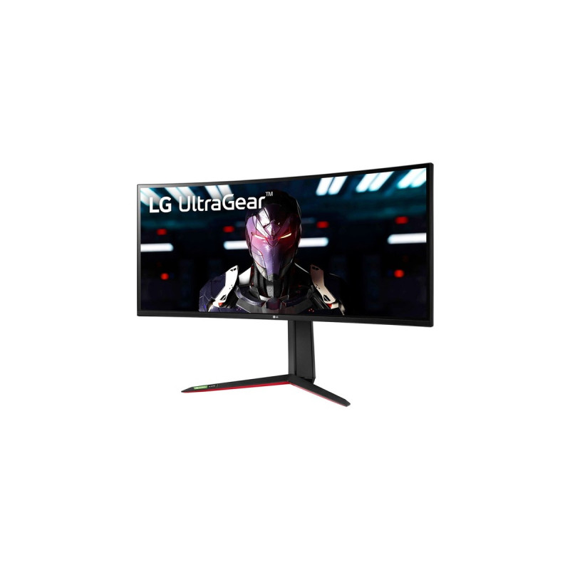LG UltraGear 34GN850P-B, Gaming-Monitor(86.7 cm (34 Zoll), schwarz/rot, UWQHD, IPS, HDMI, DisplayPort, G-Sync komp., FreeSync, USB, Curved, 160Hz Panel, Outlet)