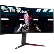 LG UltraGear 34GN850P-B, Gaming-Monitor(86.7 cm (34 Zoll), schwarz/rot, UWQHD, IPS, HDMI, DisplayPort, G-Sync komp., FreeSync, USB, Curved, 160Hz Panel)