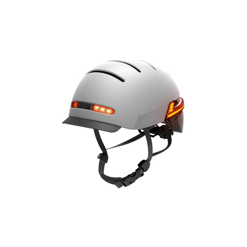 LIVALL BH51 M Neo, Helm(hellgrau, Größe 57 - 61 cm)