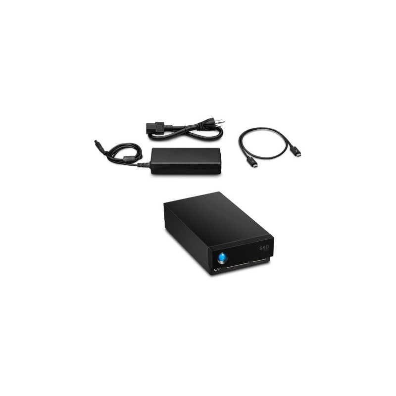 LaCie 1big Dock Pro 4 TB, Externe SSD(schwarz, 2x Thunderbolt 3)