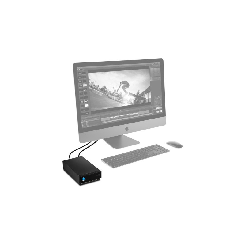 LaCie 1big Dock Pro 4 TB, Externe SSD(schwarz, 2x Thunderbolt 3)