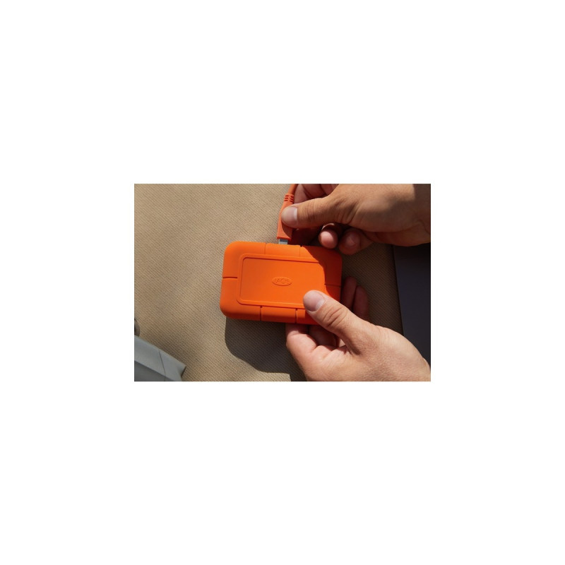 LaCie RUGGED SSD 2 TB, Externe SSD(orange, USB-C 3.2 Gen 1 (5 Gbit/s))