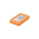 LaCie Rugged Mini SSD 4 TB, Externe SSD(orange/silber, USB-C 3.2 Gen 2x2 (20 Gbit/s))