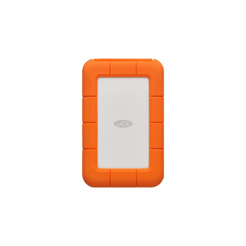 LaCie Rugged Secure 2 TB, Externe Festplatte(weiß/orange, USB-C 3.2 Gen 1 (5 Gbit/s))