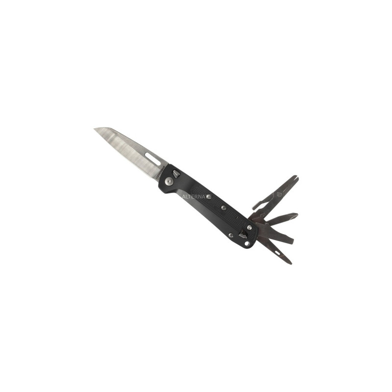 Leatherman Multitool FREE K4(dunkelgrau, 9 Tools)