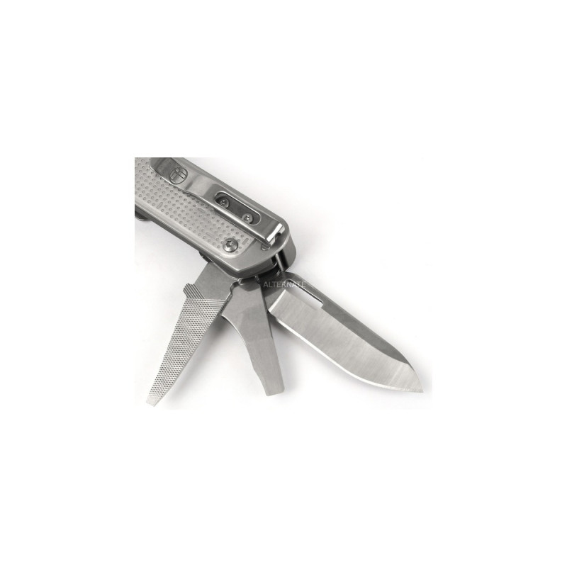 Leatherman Multitool FREE T4(edelstahl, 12 Tools)