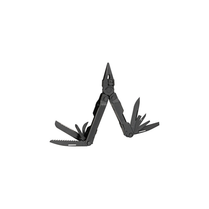 Leatherman Multitool Rebar(schwarz, 17 Tools, mit Holster)