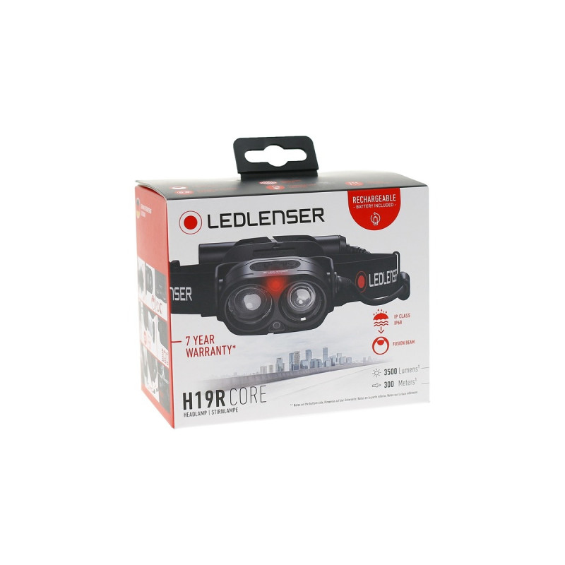 Ledlenser Stirnlampe H19R Core, LED-Leuchte(schwarz)