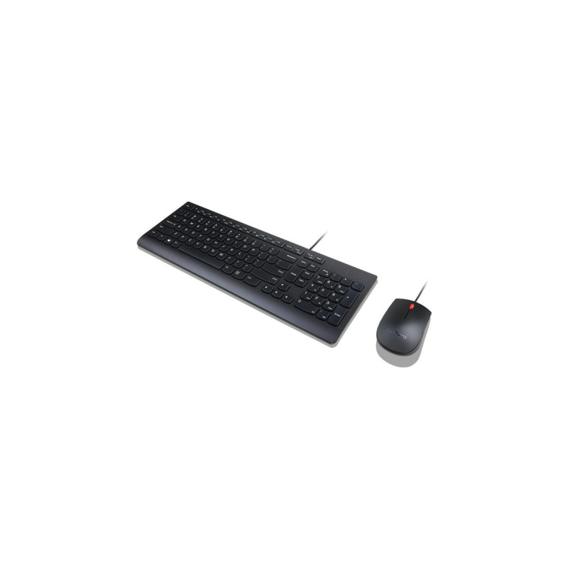 Lenovo Essential Wired Combo, Desktop-Set(schwarz, DE-Layout, Membran)