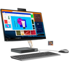 Lenovo IdeaCentre AiO 5 24ALC6 (F0G2001DGE), PC-System(grau, Windows 11 Home 64-Bit)