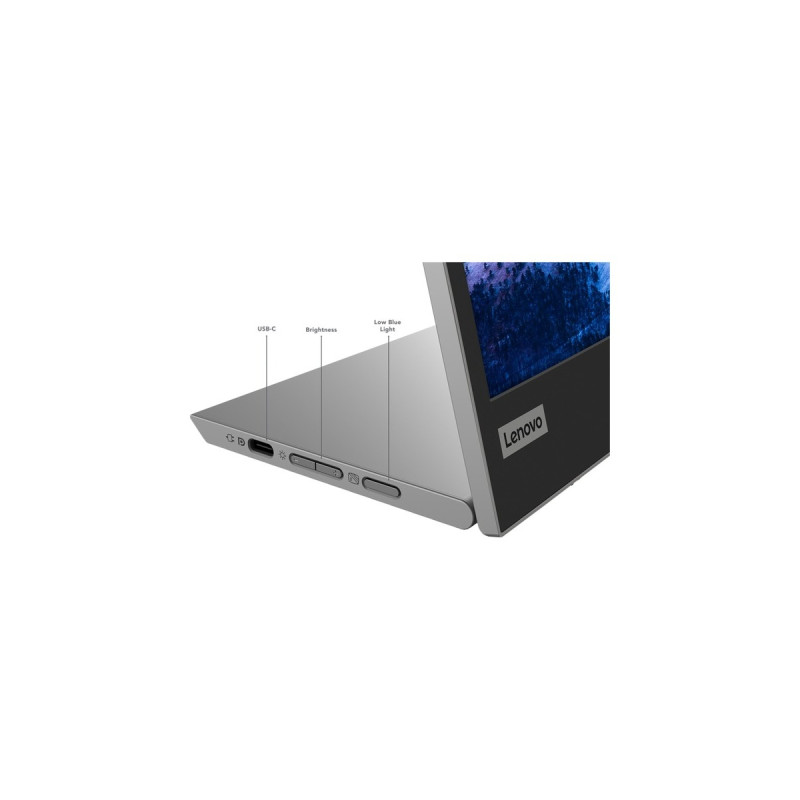 Lenovo L15, LED-Monitor(39.6 cm (15.6 Zoll), schwarz, FullHD, USB-C)