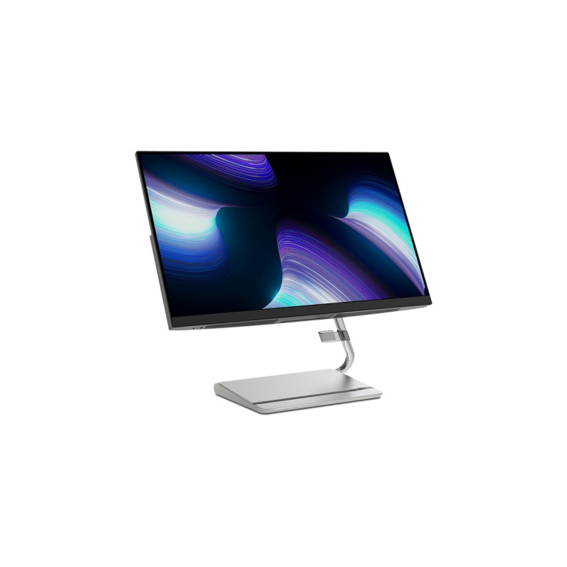 Lenovo Q24i-20, LED-Monitor(60.45 cm (23.8 Zoll), schwarz/silber, FullHD, IPS, HDMI, DisplayPort, IPS, FreeSync)