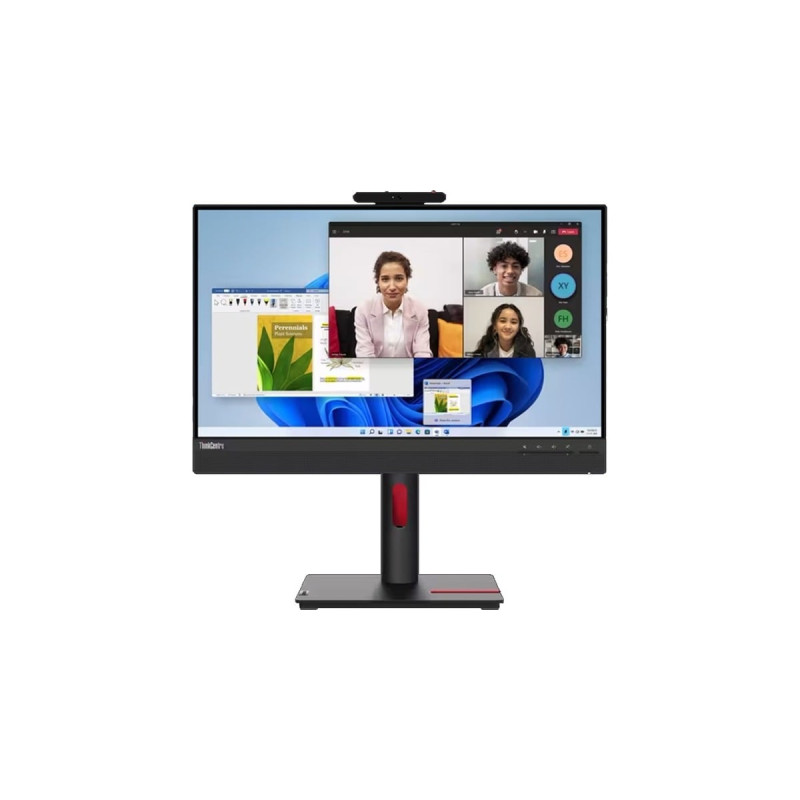 Lenovo ThinkCentre Tiny-In-One 24 Gen5, LED-Monitor(61 cm (24 Zoll), schwarz, FullHD, IPS, Webcam, Outlet)