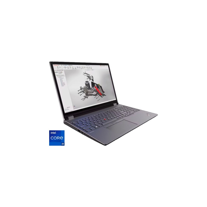 Lenovo ThinkPad P16 G2 (21FA0034GE), Notebook(grau/schwarz, Windows 11 Pro 64-Bit, 40.6 cm (16 Zoll) & 60 Hz Display, 2 TB SSD)