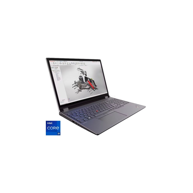 Lenovo ThinkPad P16 G2 (21FA0049GE), Notebook(grau/schwarz, Windows 11 Pro 64-Bit, 40.6 cm (16 Zoll) & 60 Hz Display, 2 TB SSD)