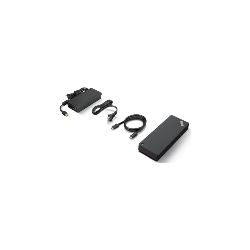 Lenovo ThinkPad Universal Thunderbolt 4 Dock, Dockingstation(schwarz/rot)