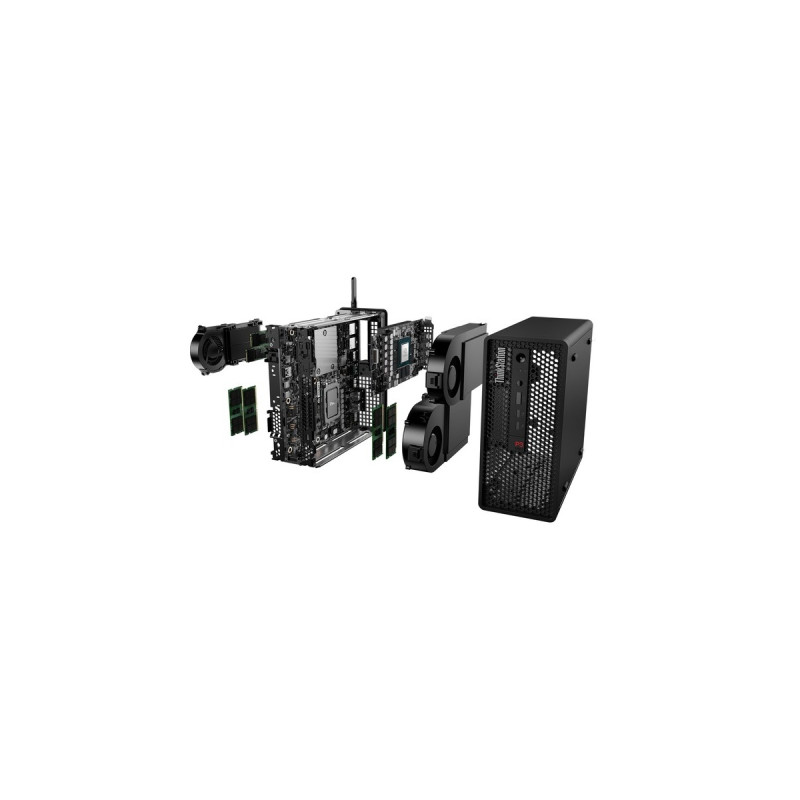 Lenovo ThinkStation P3 Ultra (30HA0007GE), PC-System(schwarz, Windows 11 Pro 64-Bit)