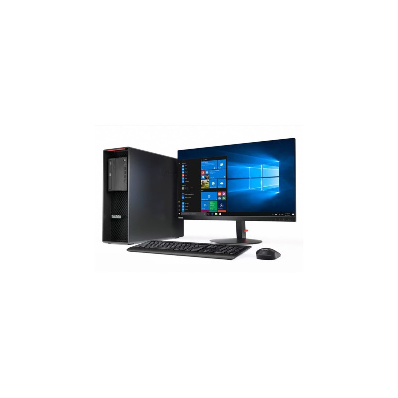 Lenovo ThinkStation P520 (30BE00PKGE), PC-System(schwarz, Windows 11 Pro for Workstations 64-Bit)
