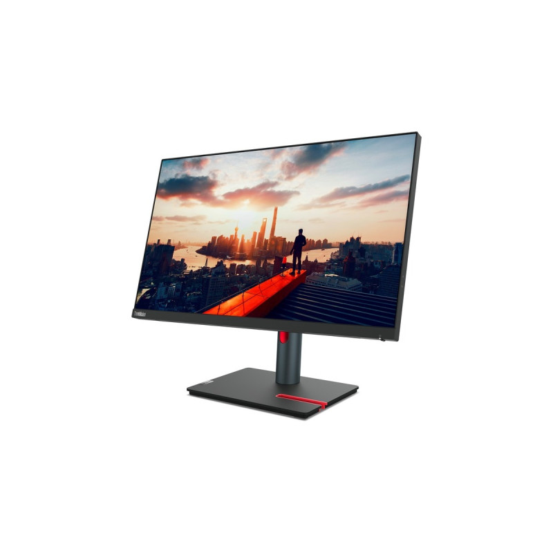 Lenovo ThinkVision P24h-30, LED-Monitor(60.45 cm (23.8 Zoll), schwarz, QHD, IPS, HDMI, DisplayPort, USB-C, Pivot)