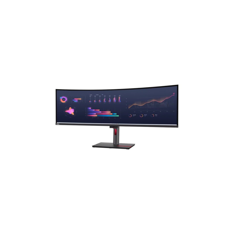 Lenovo ThinkVision P49w-30, LED-Monitor(125 cm (49 Zoll), schwarz, DQHD, IPS, Thunderbolt 4, HDMI, DisplayPort)