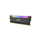 Lexar DIMM 16 GB DDR4-3200 (2x 8 GB) Dual-Kit, Arbeitsspeicher(schwarz, LD4BU008G-R3200GDLH, Hades RGB, INTEL XMP)