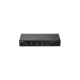 Lindy 4 Port KM Switch, USB 2.0 & Audio, KVM-Switch(schwarz)