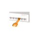 Lindy RJ45 Port Schloss (10 Stück) mit Schlüssel, Diebstahlschutz(orange, Code: Orange)