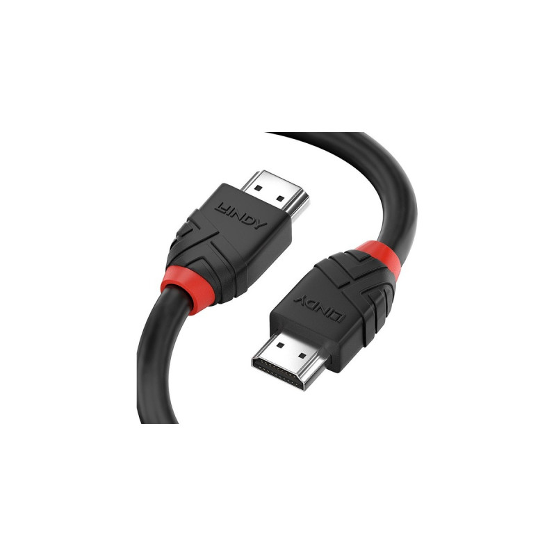 Lindy Standard HDMI Kabel 8K 60Hz, Black Line(schwarz, 2 Meter)