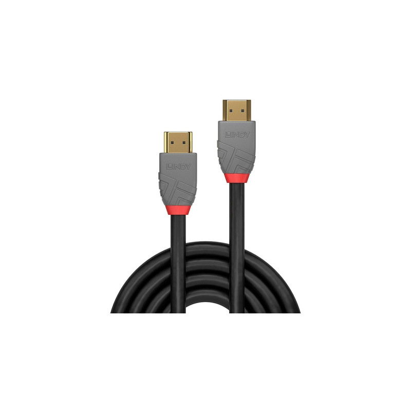 Lindy Standard HDMI Kabel, Anthra Line(schwarz, 7,5 Meter)