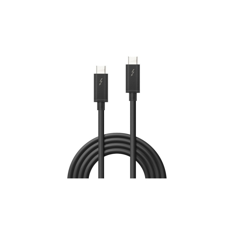 Lindy Thunderbolt 3 Kabel, 20 Gbit/s, passiv(schwarz, 1 Meter)
