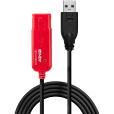 USB-A Buchse(schwarz/rot, 12 Meter)