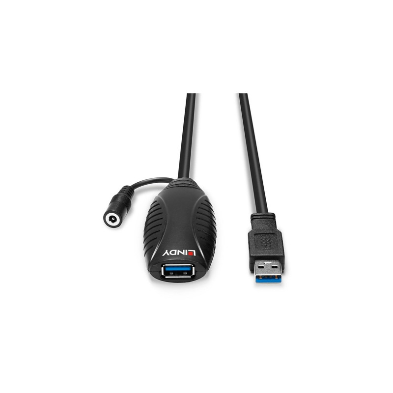 USB-A Buchse(schwarz, 10 Meter)