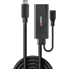 USB-A Buchse(schwarz, 5 Meter)