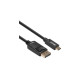 DisplayPort Stecker(schwarz, 10 Meter, + HDR)