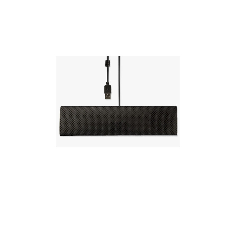 Lindy USB Typ A 4K30 Konferenz-Soundbar & Kamera, Webcam(schwarz)