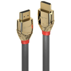 Lindy Ultra High Speed HDMI Kabel, Gold Line(grau, 2 Meter)