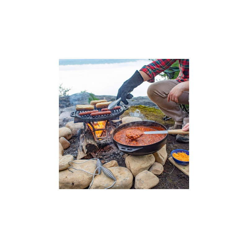 Lodge Feuertopf Cook It All L14CIA(schwarz, 5-in-1)