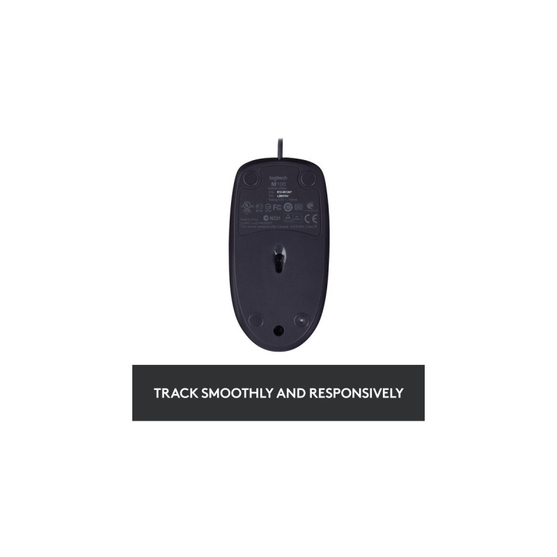 Logitech B100 Optical USB Mouse for Business, Maus(schwarz)