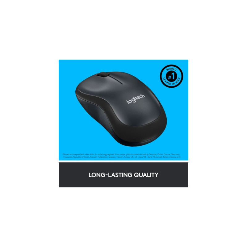 Logitech B220 Silent, Maus(schwarz)