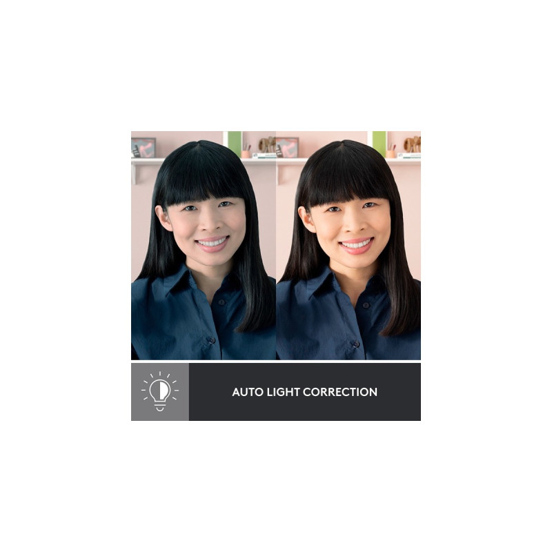 Logitech Brio 300, Webcam(rosa, Rose)