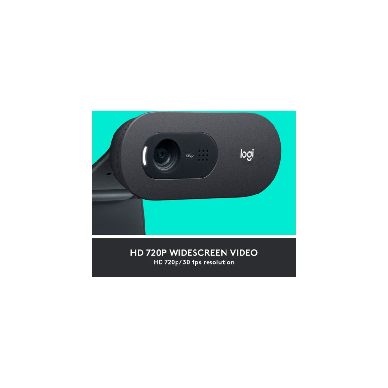 Logitech C505, Webcam(schwarz)