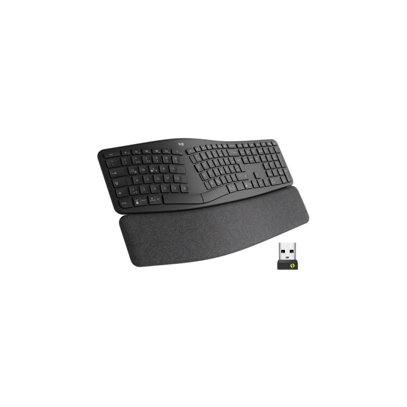 Logitech ERGO K860 Split for Business, Tastatur(graphit, DE-Layout)
