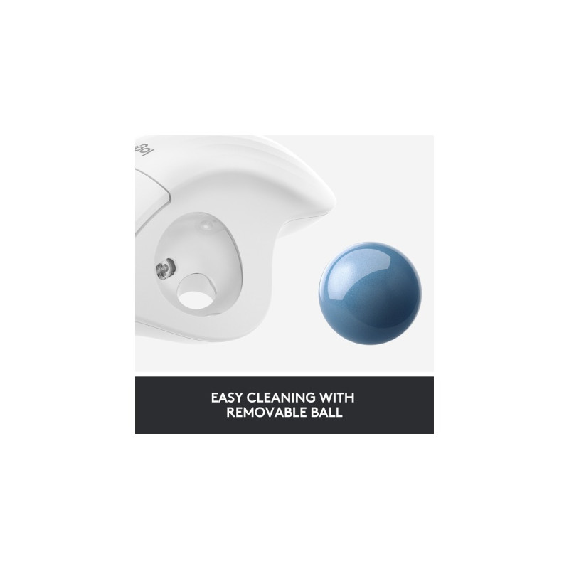 Logitech ERGO M575 for Business, Trackball(hellgrau/blau)