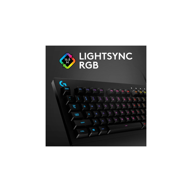 Logitech G213 Prodigy, Gaming-Tastatur(schwarz, DE-Layout, Rubberdome)