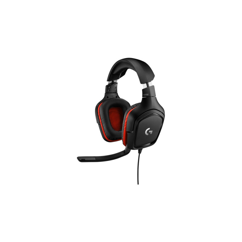 Logitech G332 Gaming Headset, Gaming-Headset(schwarz/rot)