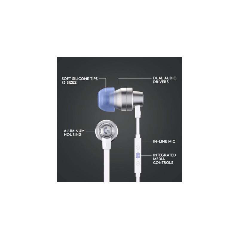 Logitech G333, Headset(weiß/flieder)