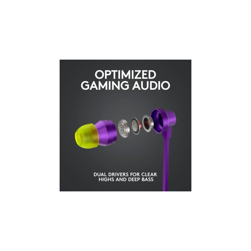 Logitech G333, Headset(lila/gelb)
