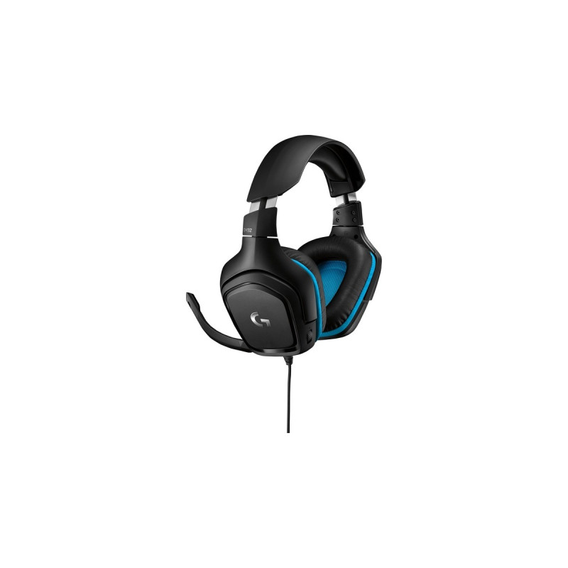 Logitech G432 Gaming Headset, Gaming-Headset(schwarz/blau)